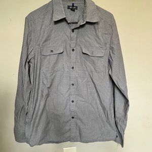 Kenneth Cole Reaction Dress Shirt, Grey, Medium